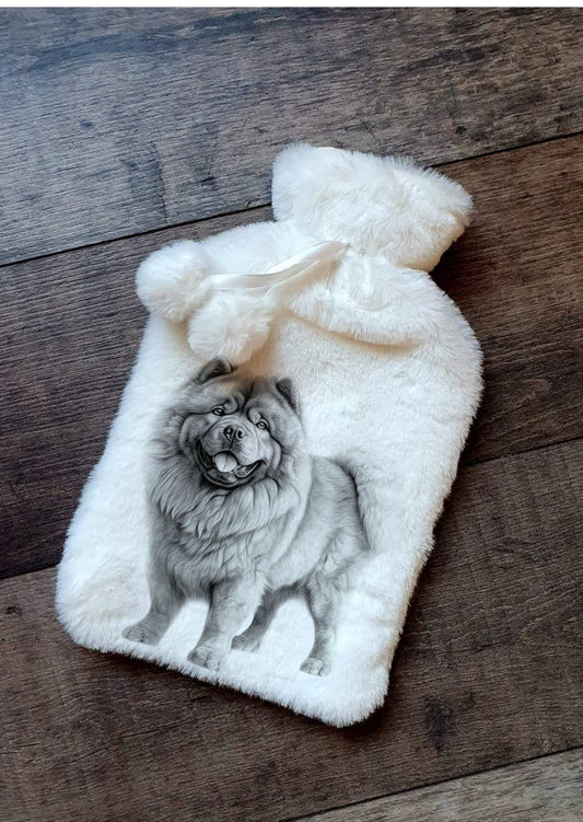 Chow Chow Hot Water Bottle