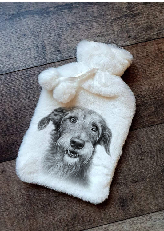 Deerhound Hot Water Bottle