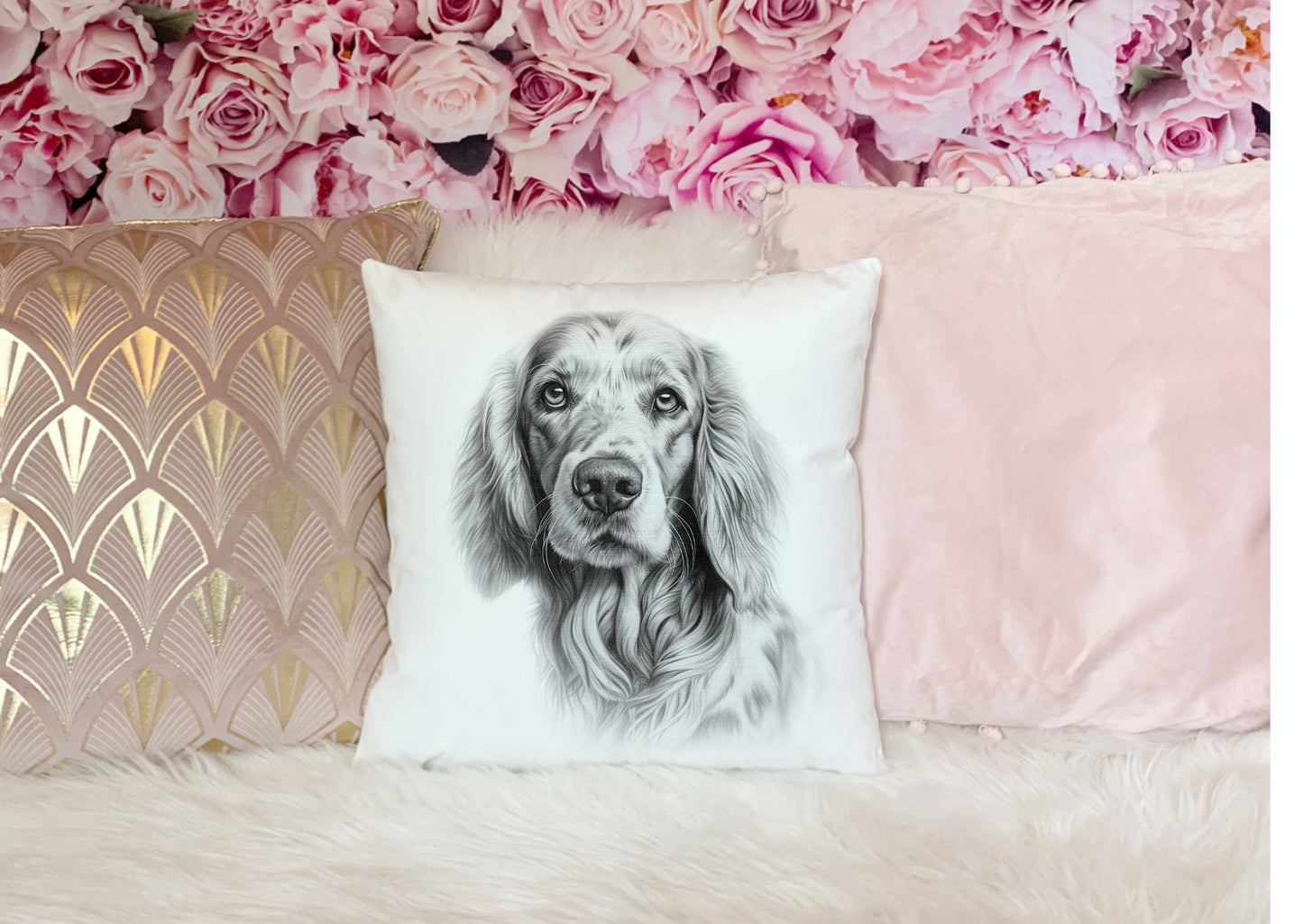 English Setter Cushion