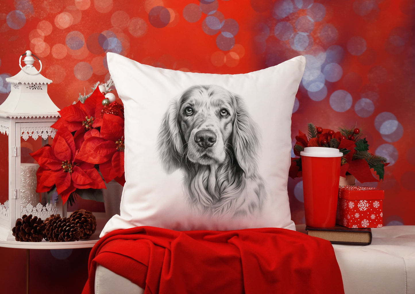English Setter Cushion