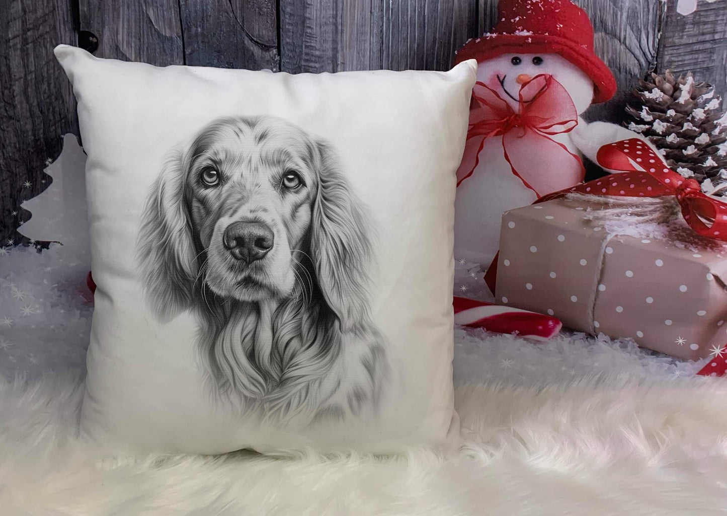 English Setter Cushion