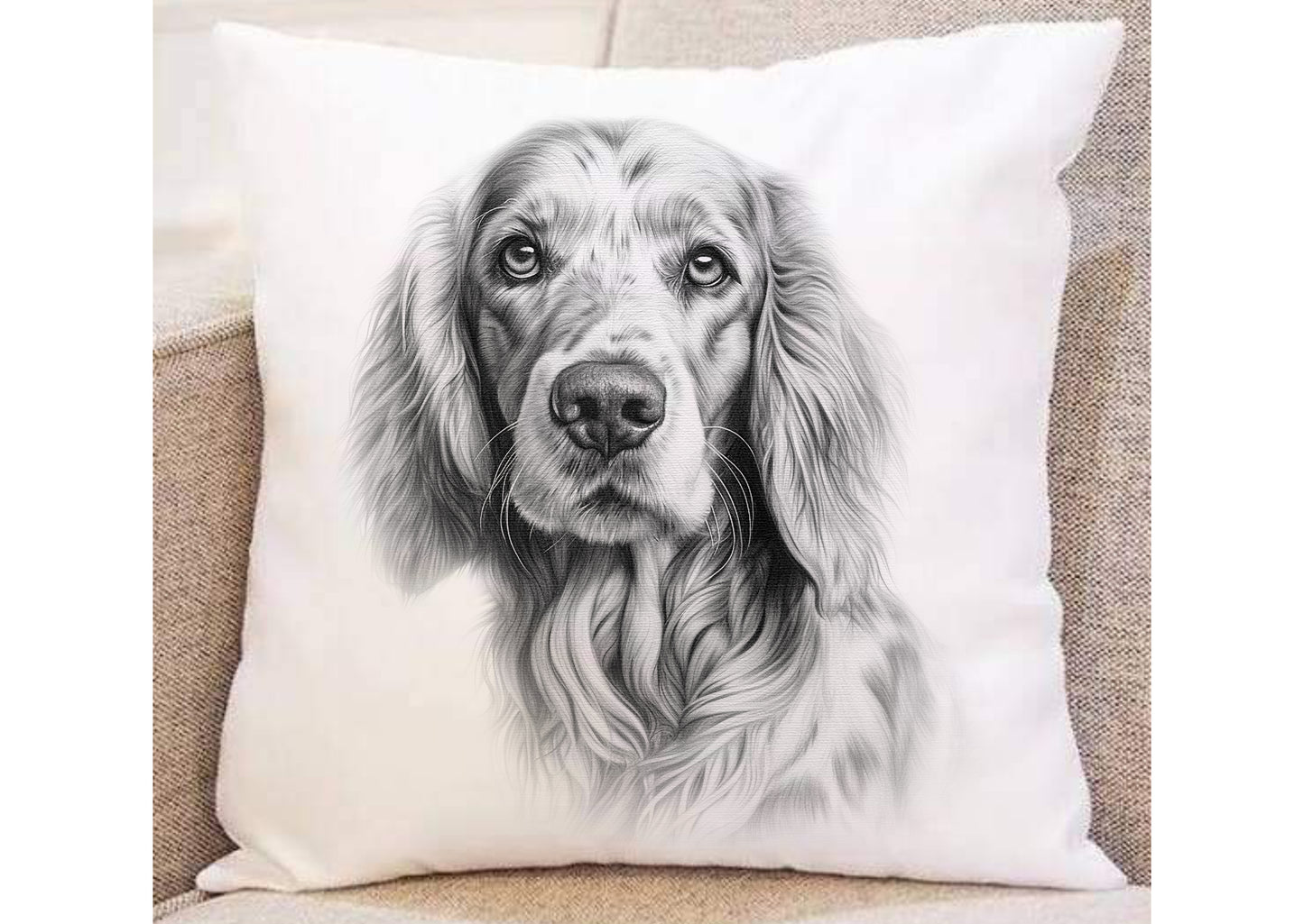 English Setter Cushion