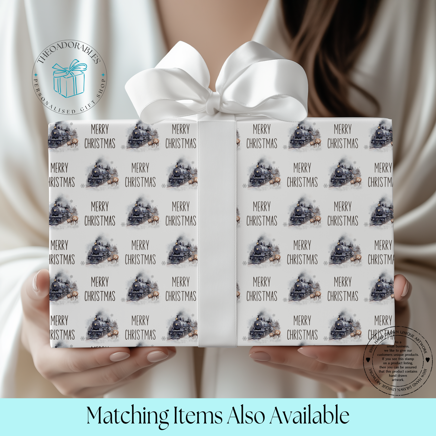 Express Train Christmas Wrapping Paper