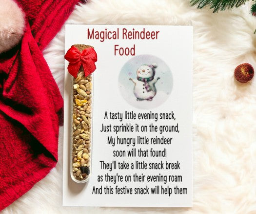 Magical Reindeer Food with Snowman