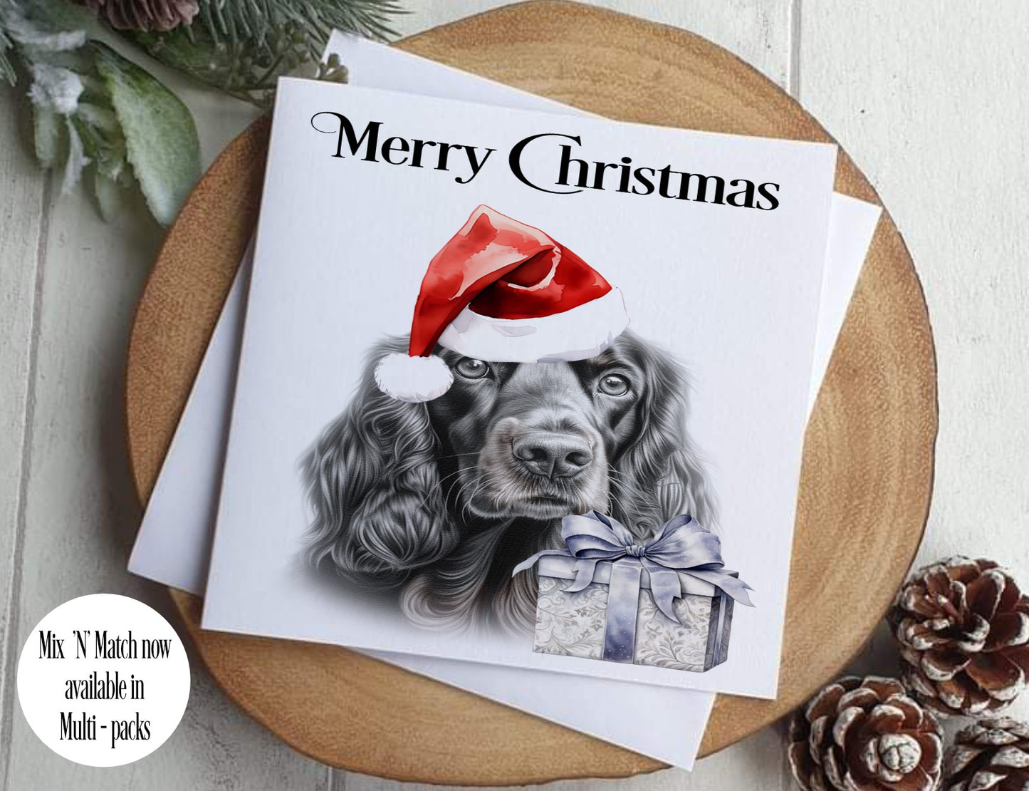 Gordon Setter Christmas Card