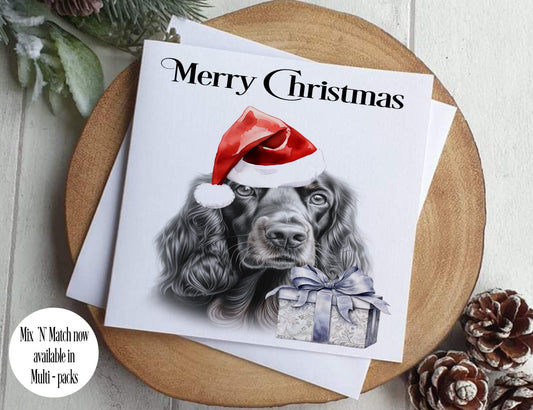 Gordon Setter Christmas Card