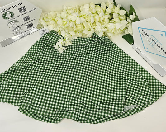 School Summer Uniform Skirt with Built in shorts