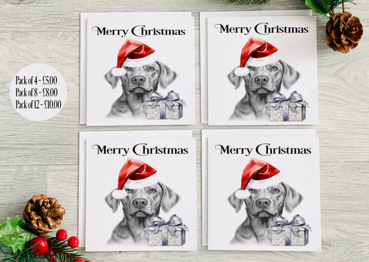 Hungarian Vizsla Christmas Card
