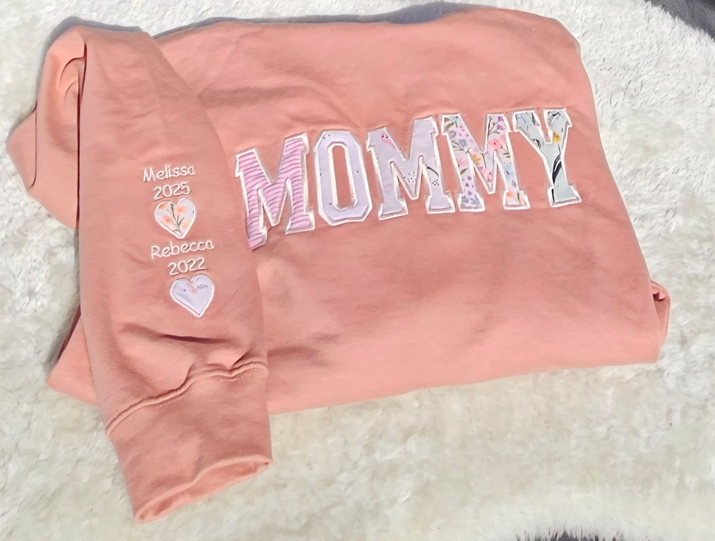 Personalised Mama Embroidered Baby Clothes Sweatshirt