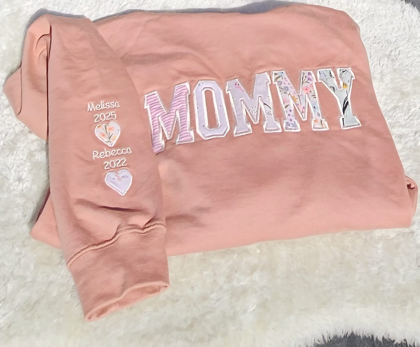 Personalised Mama Embroidered Baby Clothes Sweatshirt