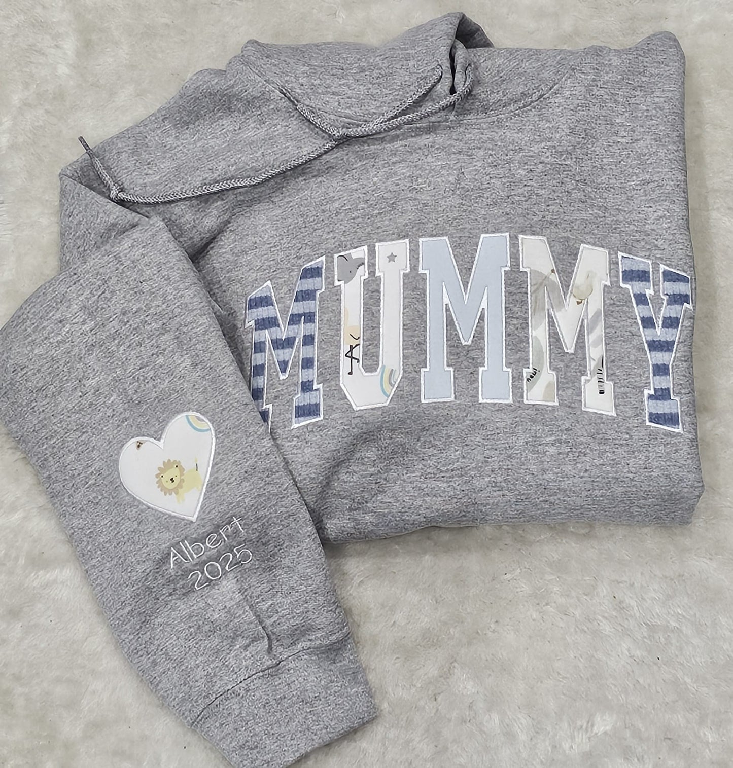Personalised Mama Embroidered Baby Clothes Sweatshirt