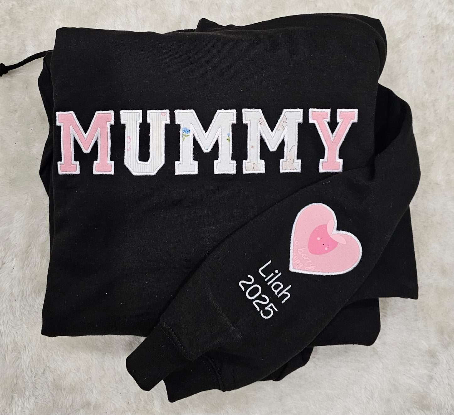 Personalised Mama Embroidered Baby Clothes Sweatshirt