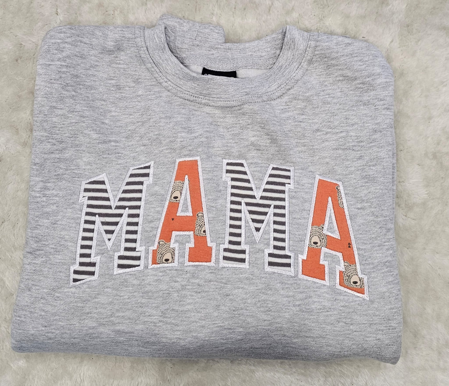 Personalised Mama Embroidered Baby Clothes Sweatshirt