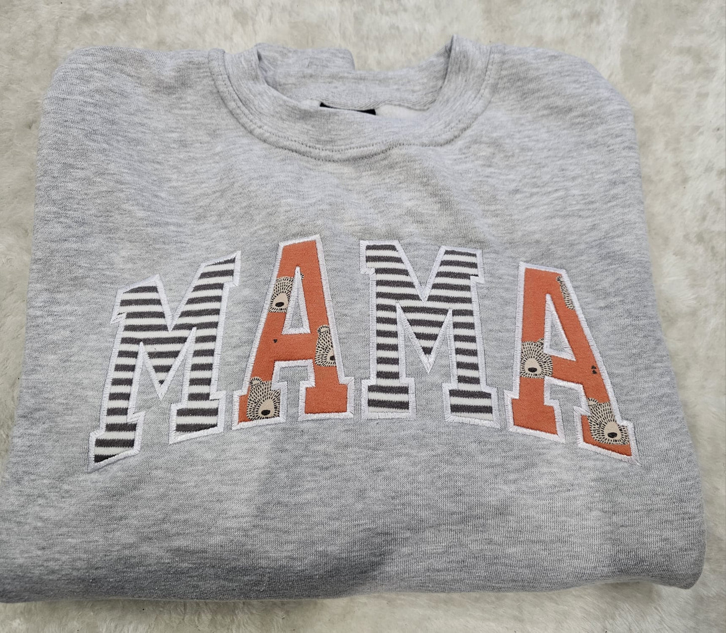 Personalised Mama Embroidered Baby Clothes Sweatshirt
