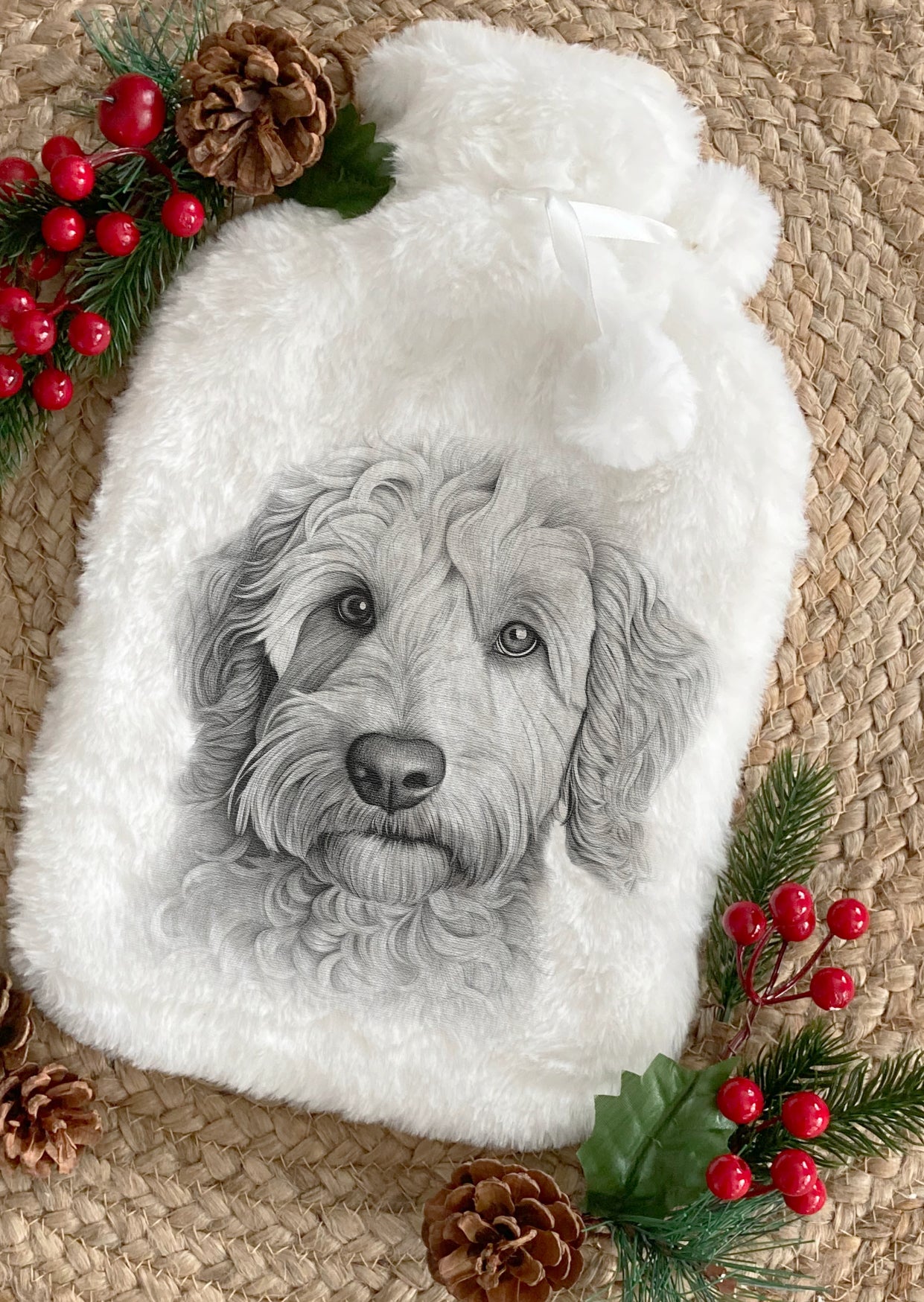 Labradoodle Hot Water Bottle