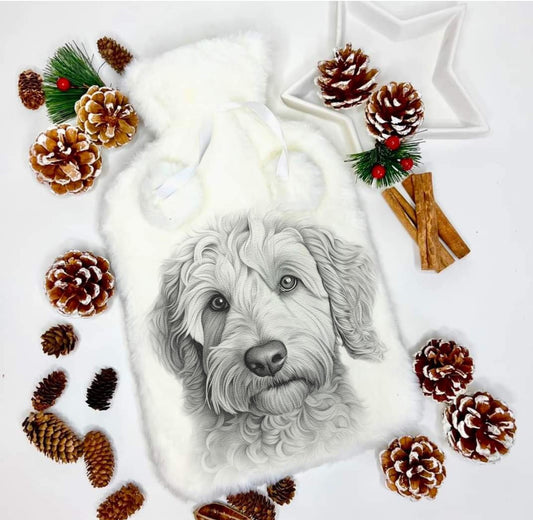Labradoodle Hot Water Bottle