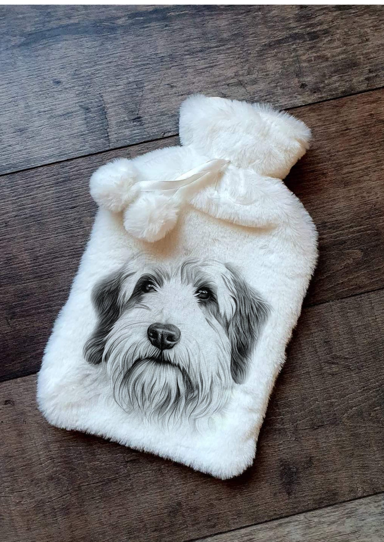 Old English Sheepdog Hot Water Bottle