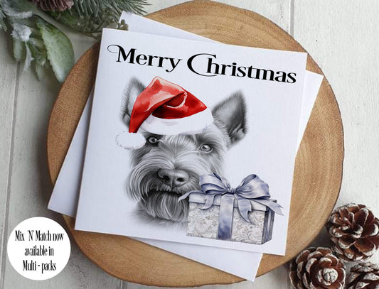 Scottie Christmas Card