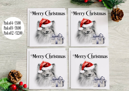 Sheltie Christmas Card