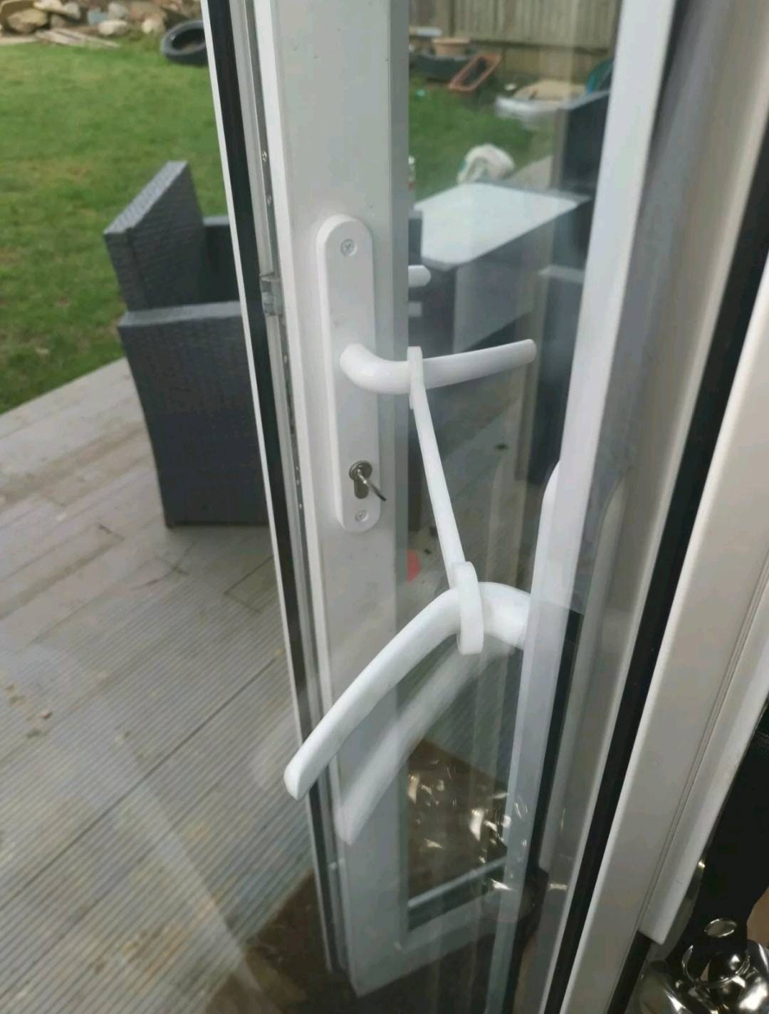 Patio French Door Stay, Door Opener, 3D Printed Door Stay, Door Stay, Patio Door Opener, Patio Gadget, Door Gadget, Patio Door Wedge - Theoadorables