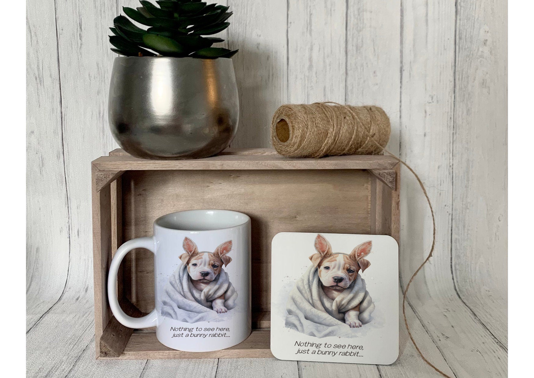 XL bully in disguise Mug, I now Identify as a Rabbit, XL Bully mug, dog lover gift idea, xl bully support, - Theoadorables